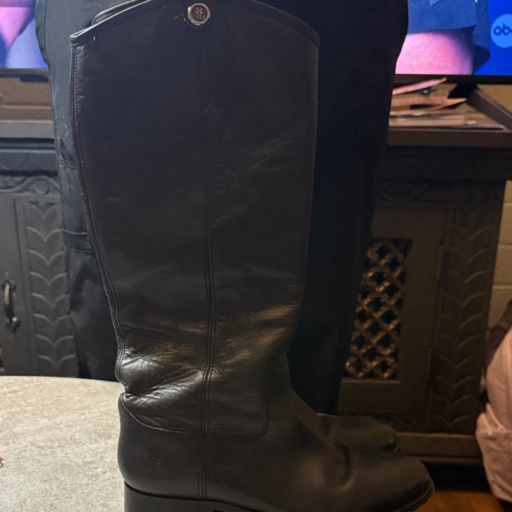 Frye Black Over the Knee Boots